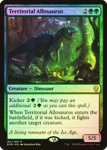Territorial Allosaurus (DOM) (184) / Foil