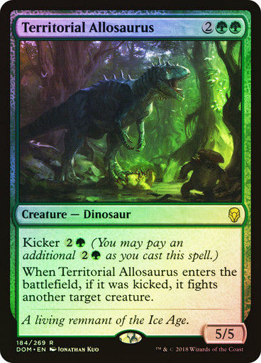 Territorial Allosaurus (DOM) (184) / Foil