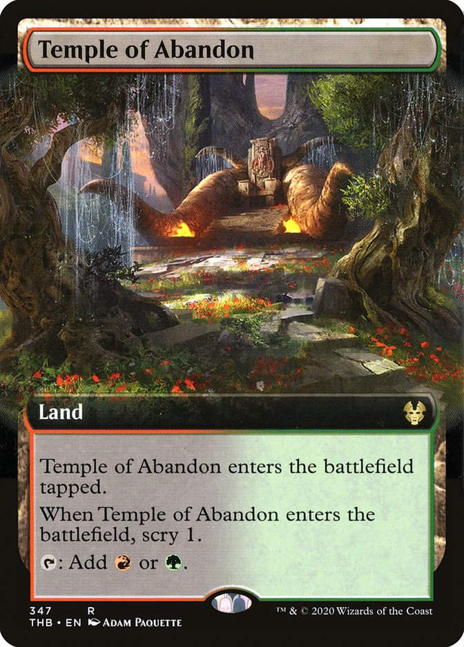 Temple of Abandon (THB) (347) / Extended Art