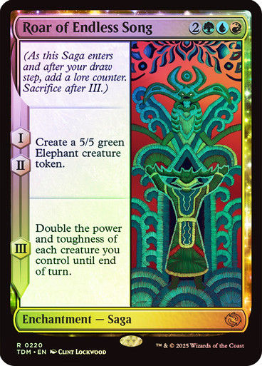 Roar of Endless Song (TDM) (220) / Foil