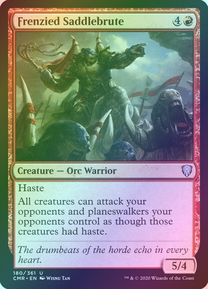 Frenzied Saddlebrute (CMR) (180) / Foil