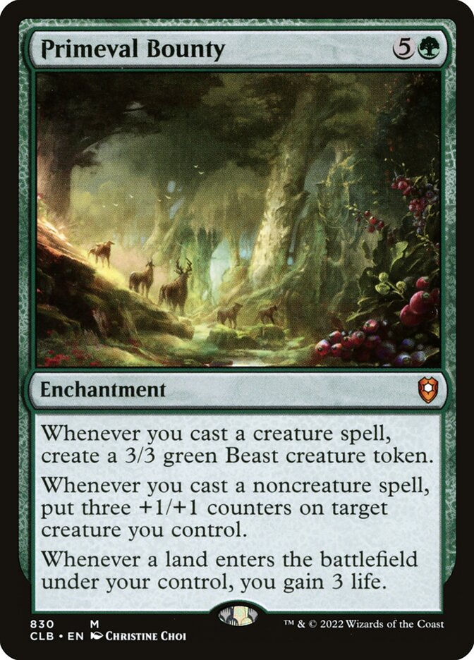 Primeval Bounty (CLB) (830)
