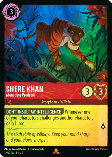 Shere Khan - Menacing Predator (LOR_ROF) / Foil