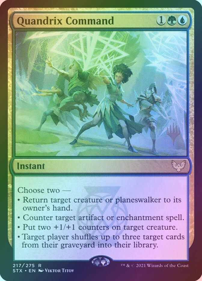 Quandrix Command (PSTX) (217p) / Foil