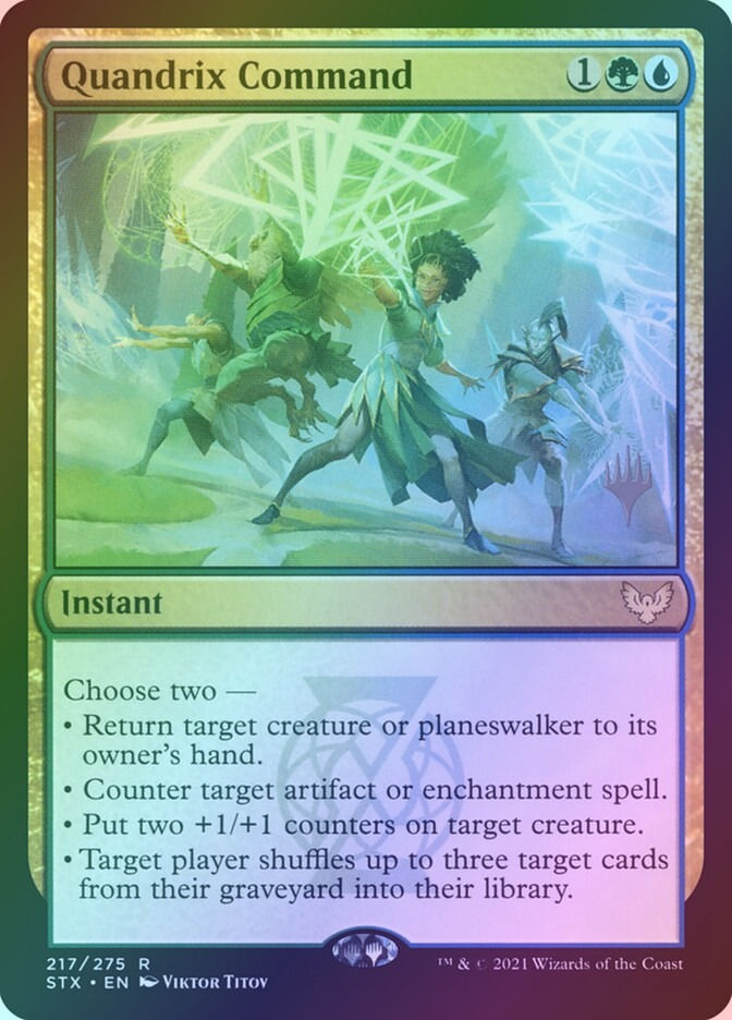 Quandrix Command (PSTX) (217p) / Foil