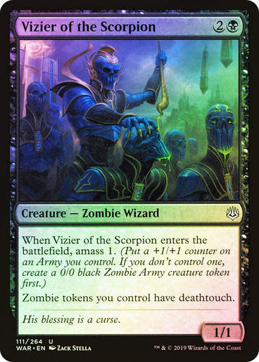 Vizier of the Scorpion (WAR) (111) / Foil