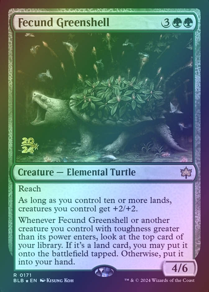 Fecund Greenshell (PBLB) (171s) / Foil