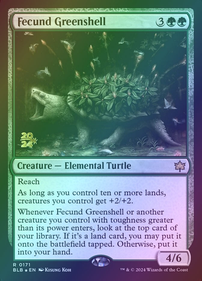 Fecund Greenshell (PBLB) (171s) / Foil