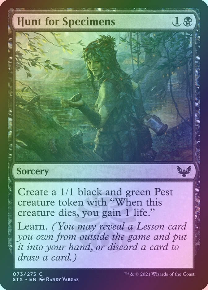 Hunt for Specimens (STX) (73) / Foil