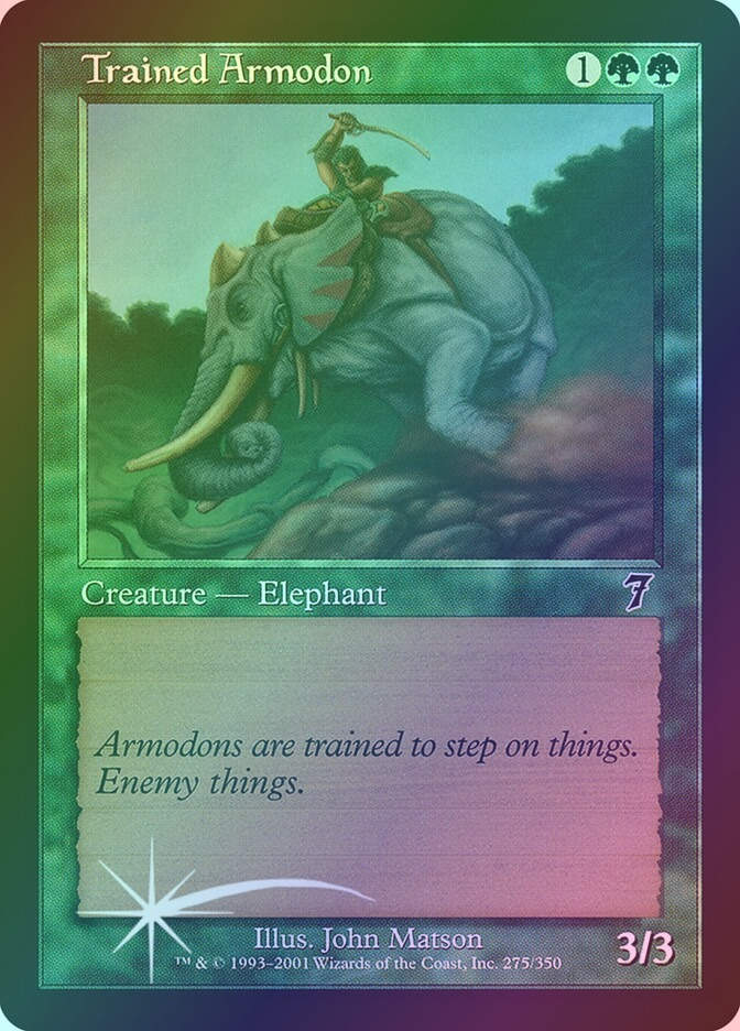 Trained Armodon (7ED) (275★) / Foil