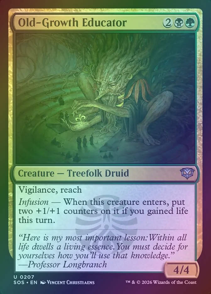 Old-Growth Educator (SOS) (207) / Foil