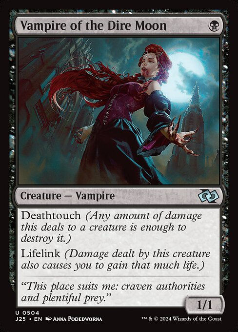 Vampire of the Dire Moon (J25) (504)
