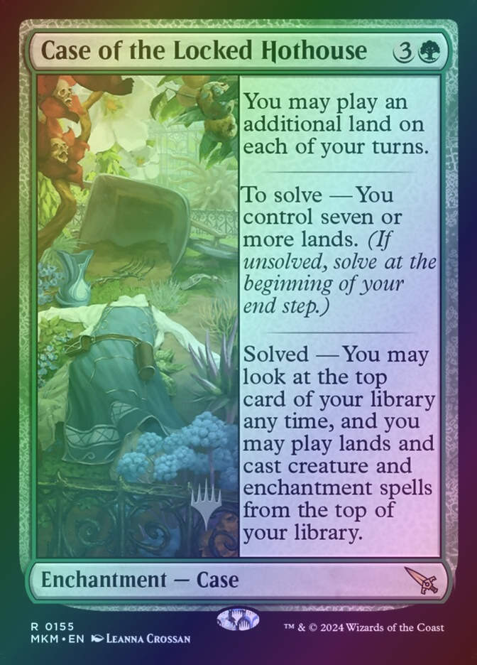 Case of the Locked Hothouse (PMKM) (155p) / Foil