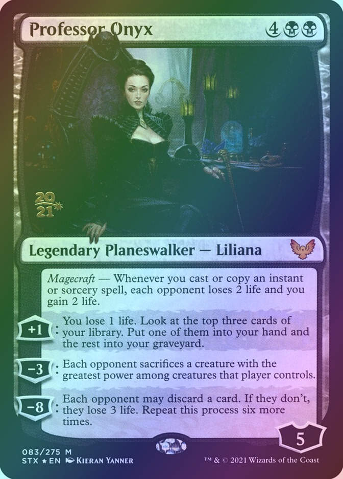 Professor Onyx (PSTX) (83s) / Foil