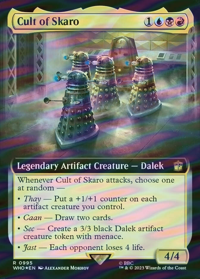 Cult of Skaro (WHO) (995) / Extended Art / Surge Foil
