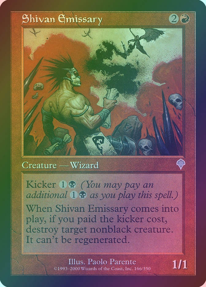 Shivan Emissary (INV) (166) / Foil