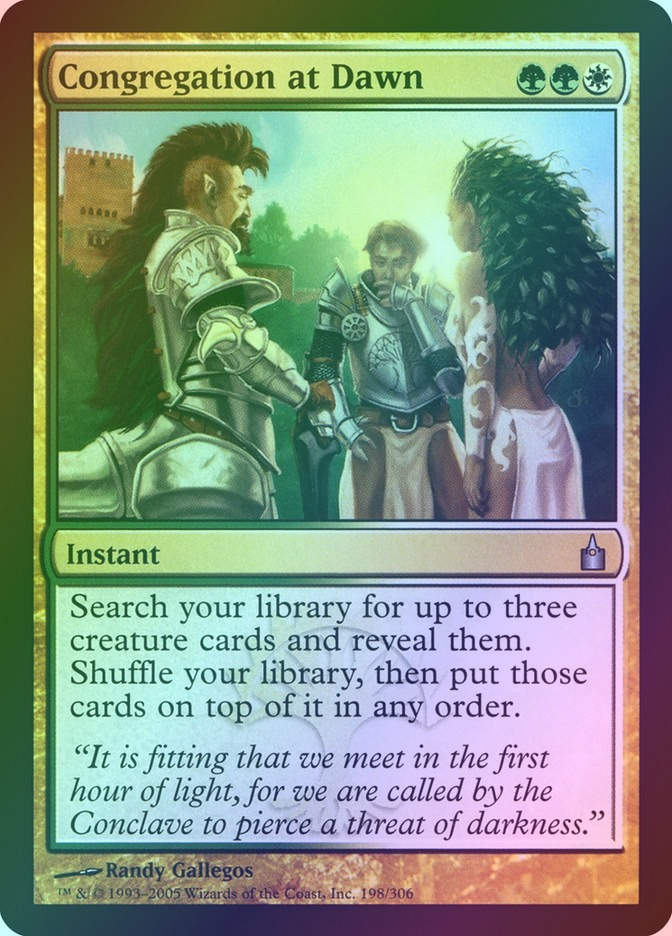 Congregation at Dawn (RAV) (198) / Foil