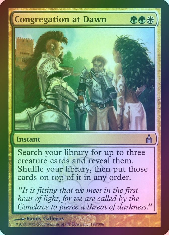 Congregation at Dawn (RAV) (198) / Foil