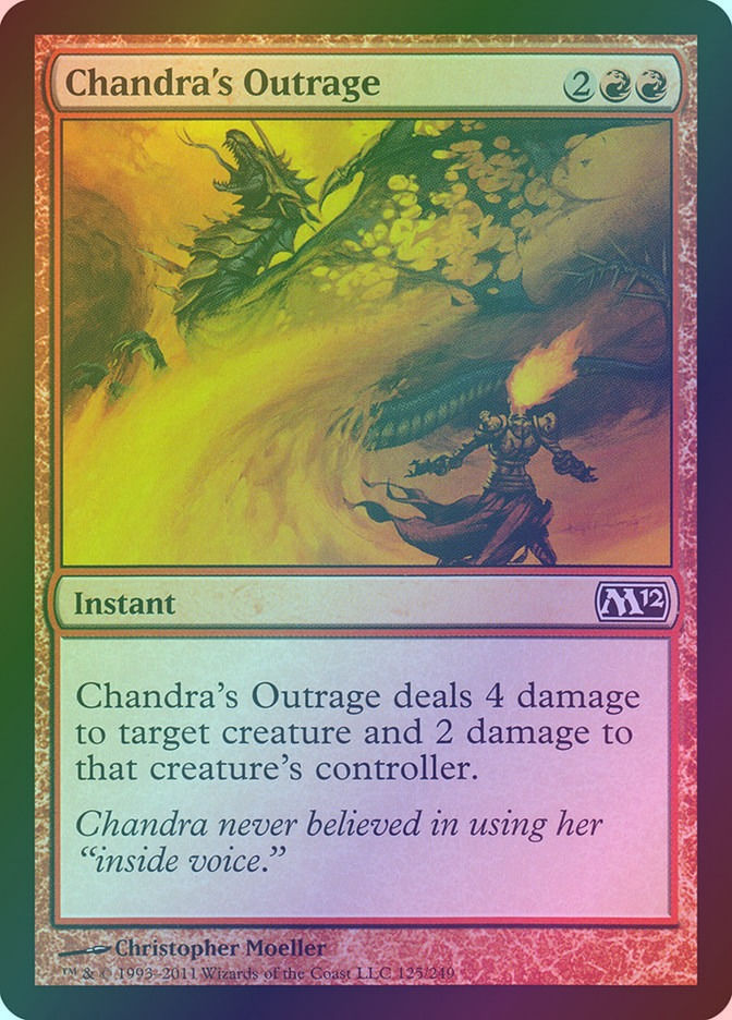 Chandra's Outrage (M12) (125) / Foil