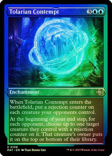 Tolarian Contempt (MAT) / Foil Etched