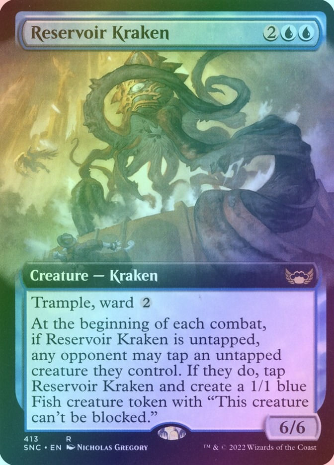 Reservoir Kraken (SNC) (413) / Extended Art / Foil