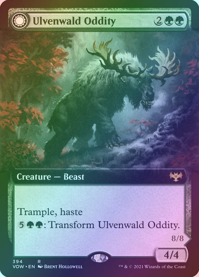 Ulvenwald Oddity // Ulvenwald Behemoth (VOW) (394) / Extended Art / Foil