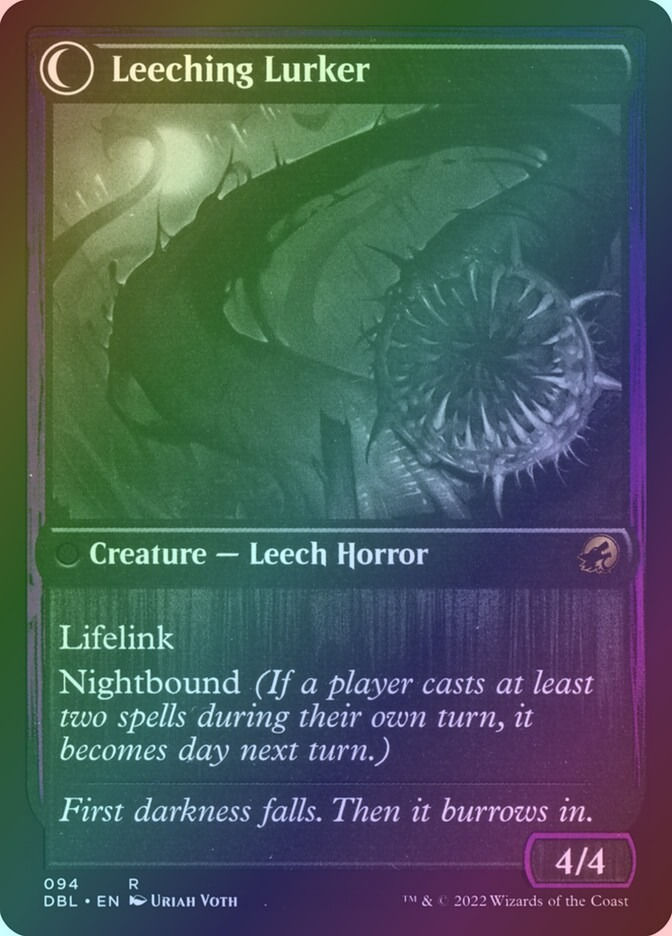 Curse of Leeches // Leeching Lurker (DBL) (94) / Foil — cara 2 de 2