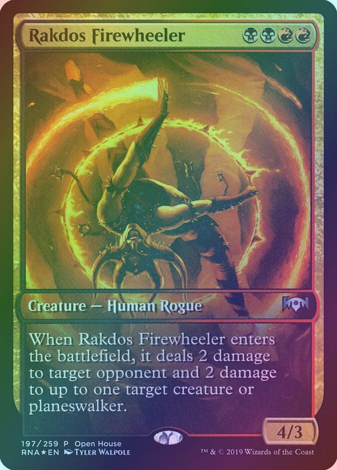 Rakdos Firewheeler (PRNA) (197) / Foil
