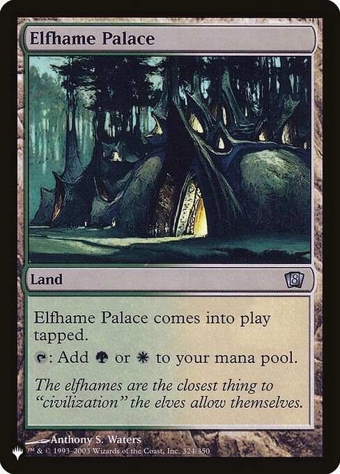 Elfhame Palace (PLST) (8ED-324)