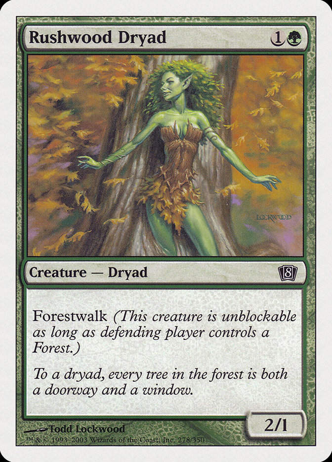 Rushwood Dryad (8ED) (278)
