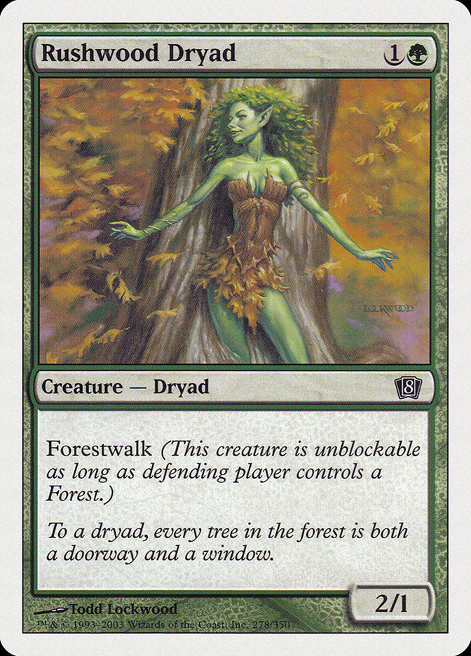 Rushwood Dryad (8ED) (278)