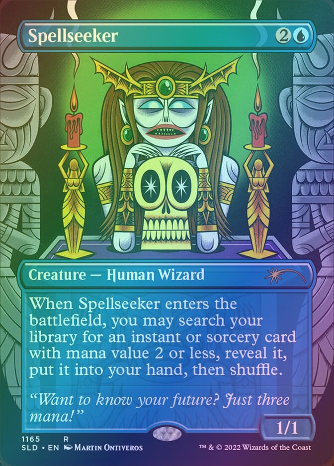 Spellseeker (SLD) (1165) / Borderless / Foil