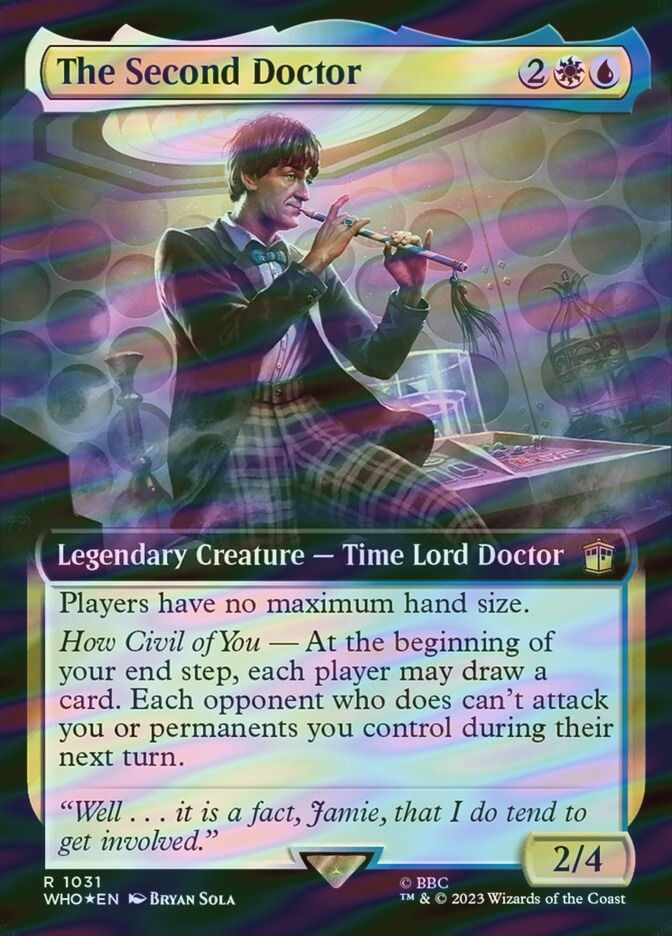 The Second Doctor (WHO) (1031) / Extended Art / Surge Foil