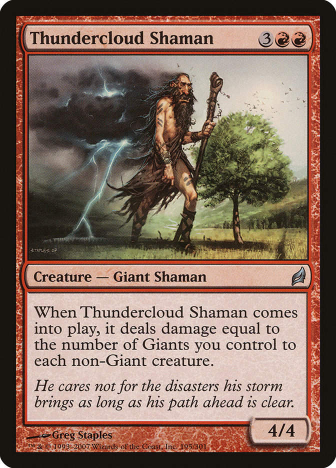 Thundercloud Shaman (LRW) (195)
