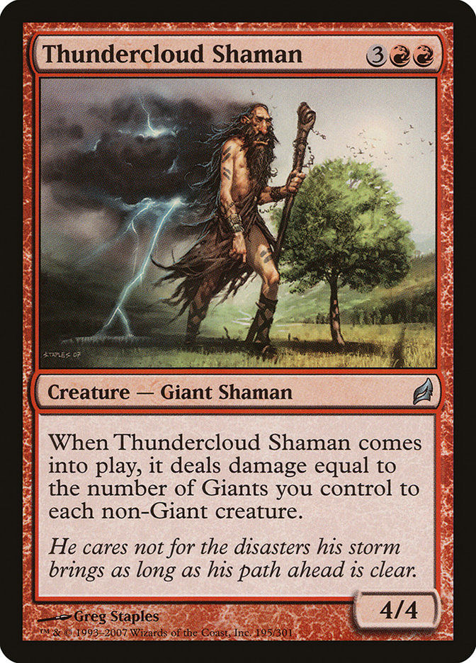 Thundercloud Shaman (LRW) (195)