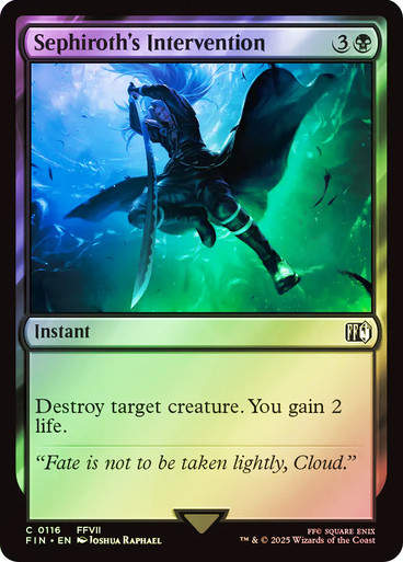 Sephiroth's Intervention (FIN) (116) / Foil