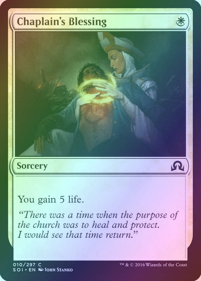 Chaplain's Blessing (SOI) (10) / Foil