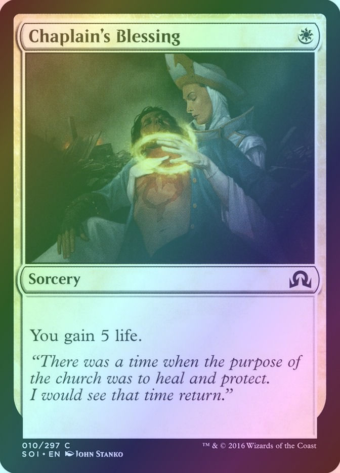 Chaplain's Blessing (SOI) (10) / Foil