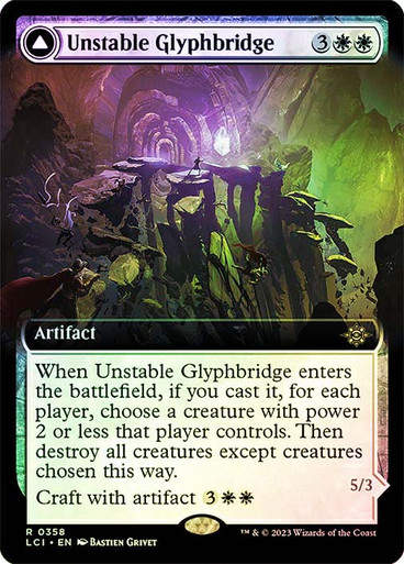 Unstable Glyphbridge // Sandswirl Wanderglyph (lci) / Extended Art / Foil