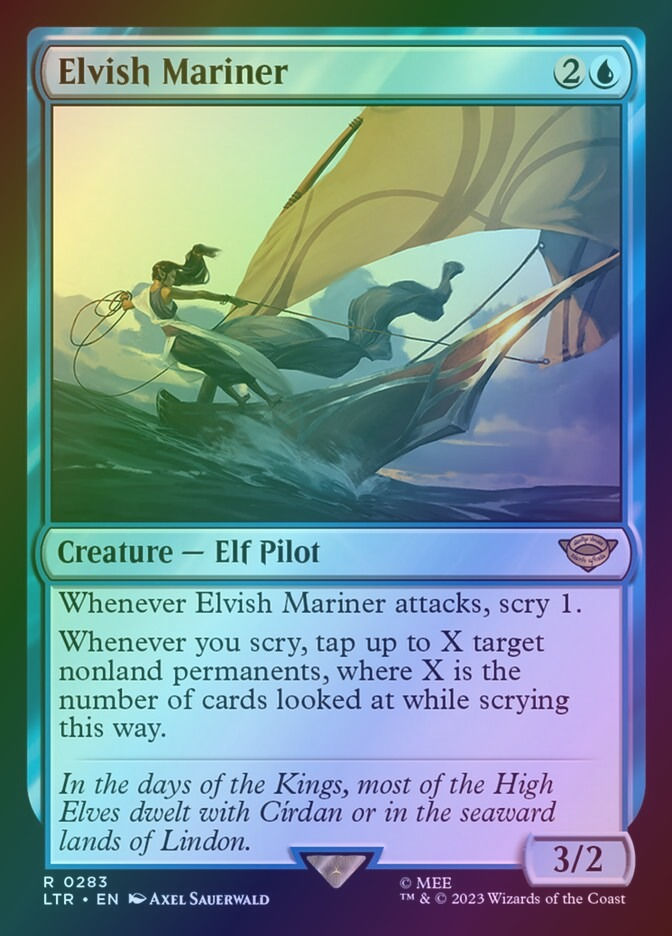 Elvish Mariner (LTR) (283) / Foil