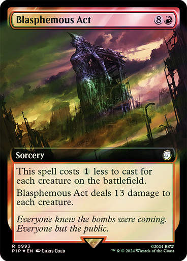 Blasphemous Act (pip) (993) / Extended Surge Foil