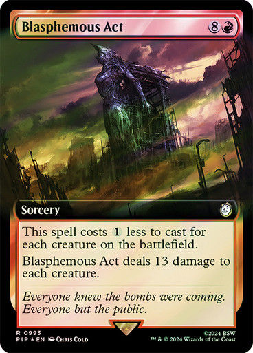 Blasphemous Act (pip) (993) / Extended Surge Foil