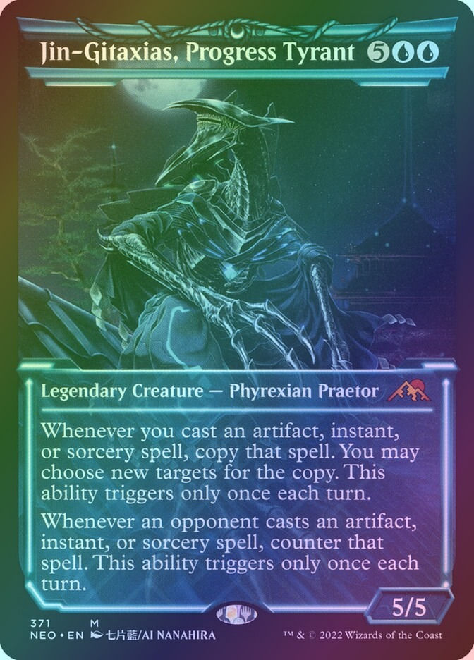 Jin-Gitaxias, Progress Tyrant (NEO) (371) / Showcase / Foil