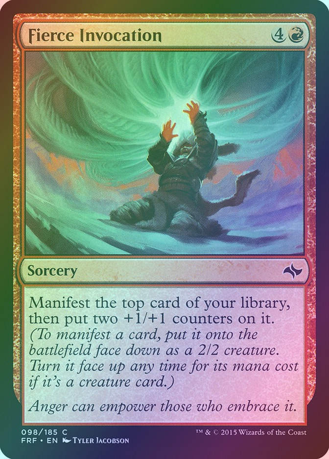 Fierce Invocation (FRF) (98) / Foil