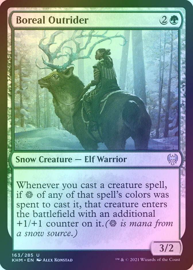 Boreal Outrider (KHM) (163) / Foil