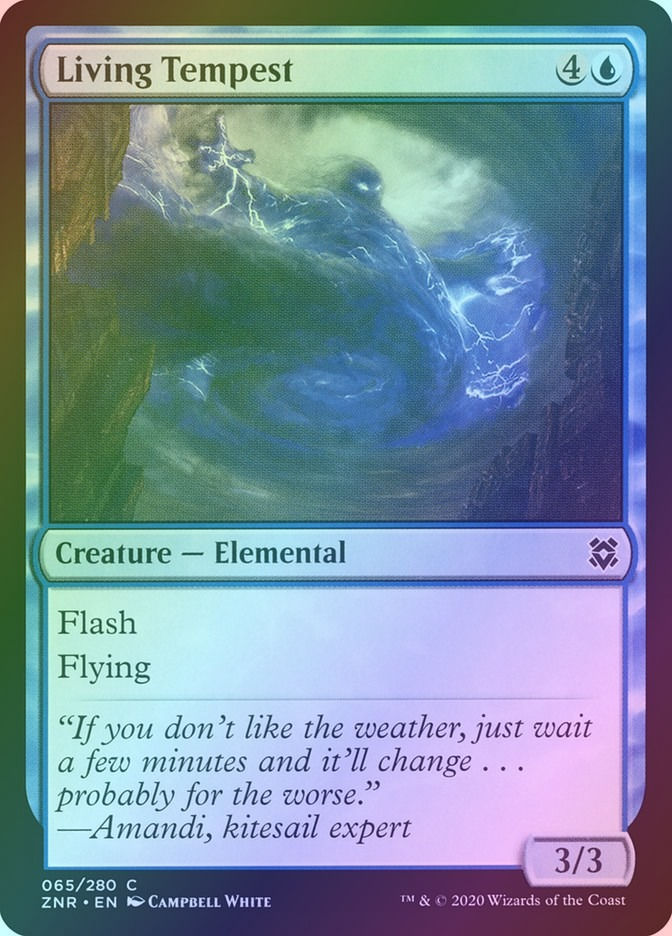 Living Tempest (ZNR) (65) / Foil