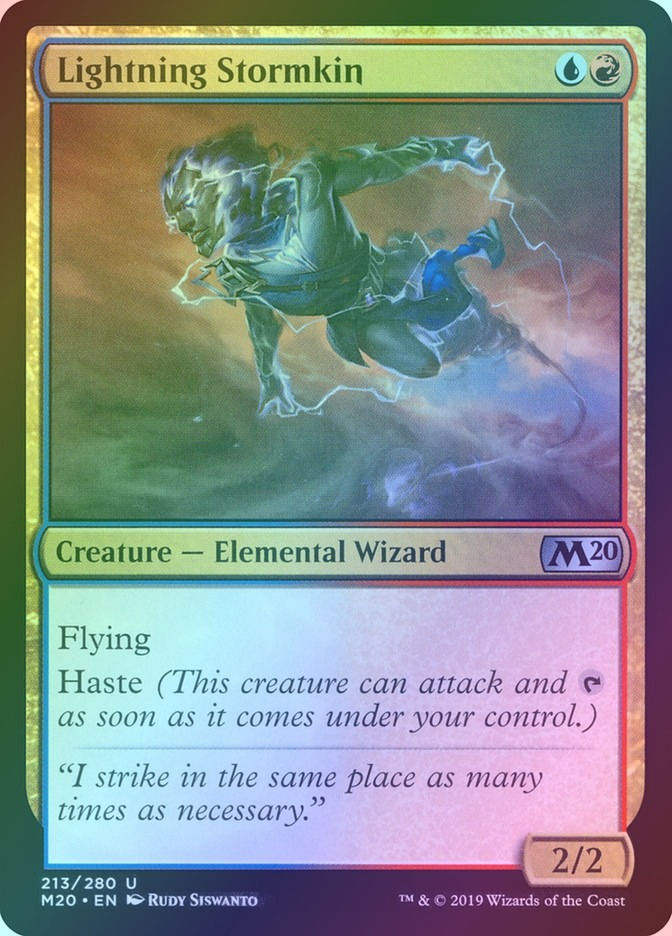 Lightning Stormkin (M20) (213) / Foil