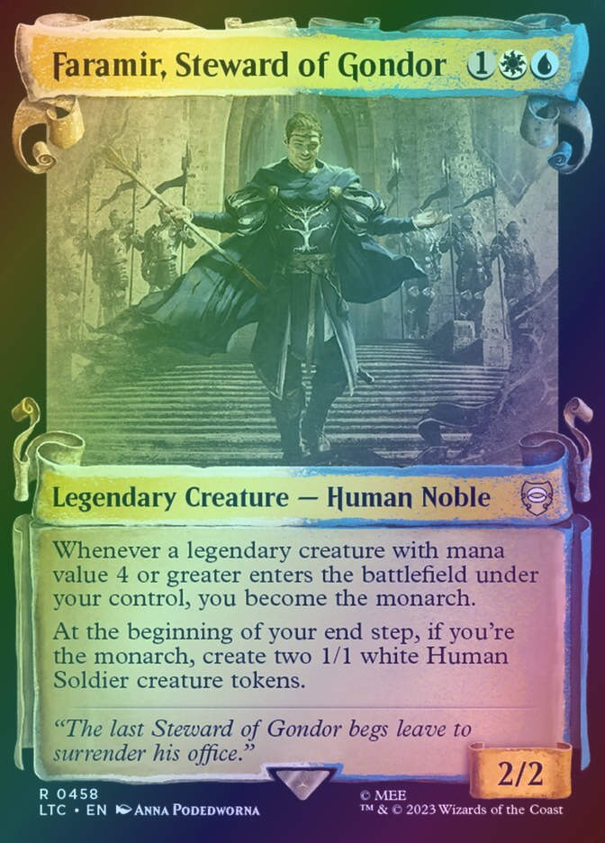 Faramir, Steward of Gondor (LTC) (458) / Showcase / Foil
