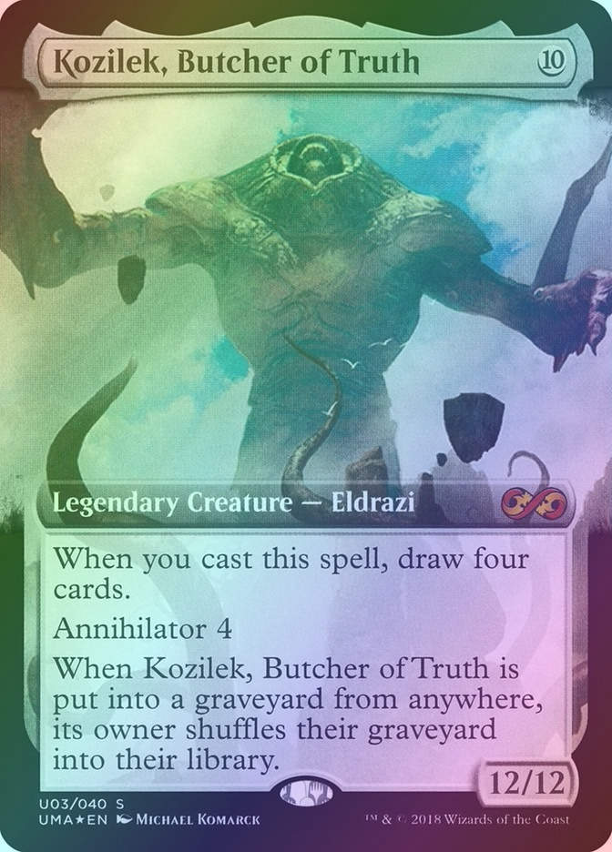 Kozilek, Butcher of Truth (PUMA) (U3) / Extended Art / Foil