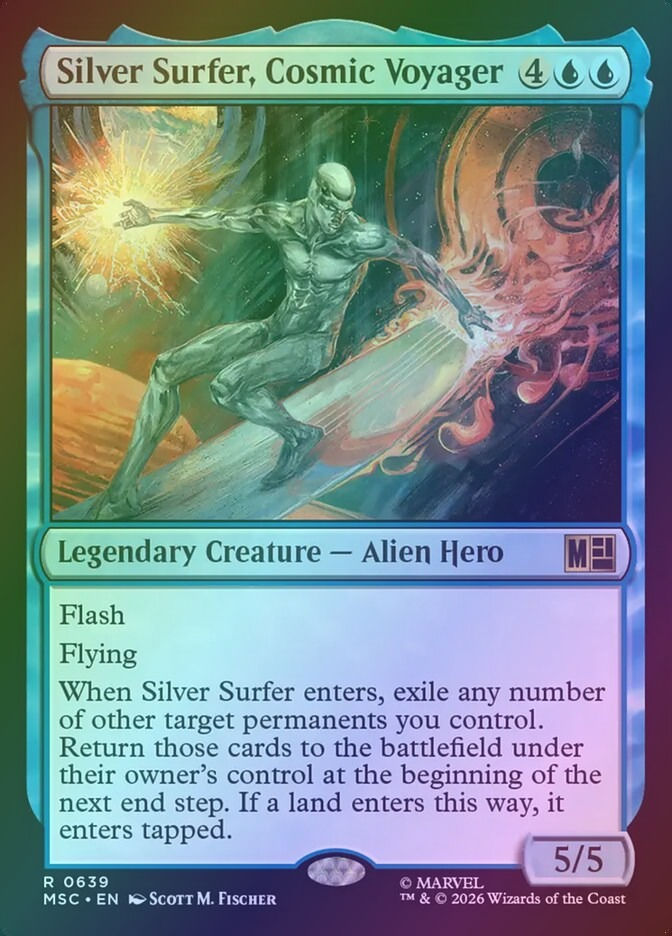 Silver Surfer, Cosmic Voyager (MSC) (639) / Foil